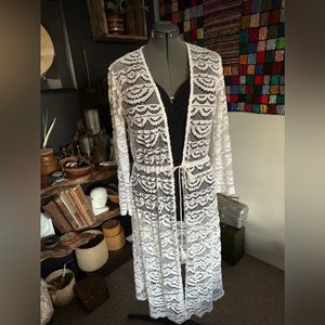 La Vie en Rose Aqua Beach Coverup